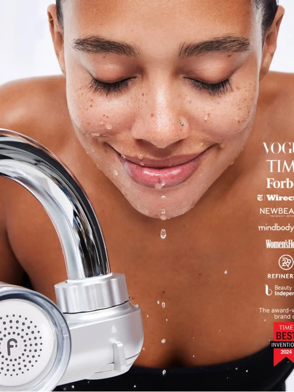 NEW Filterbaby faucet filter - Chrome